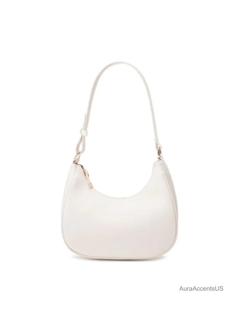 PU Leather Hobo Shoulder Bag Women Cute Tote Purse Zipper Closure